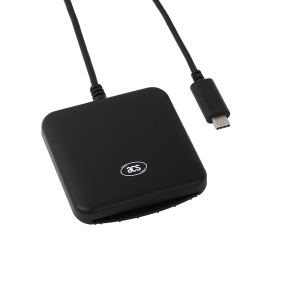 Czytnik kart stykowych ze złączem USB typu C.
